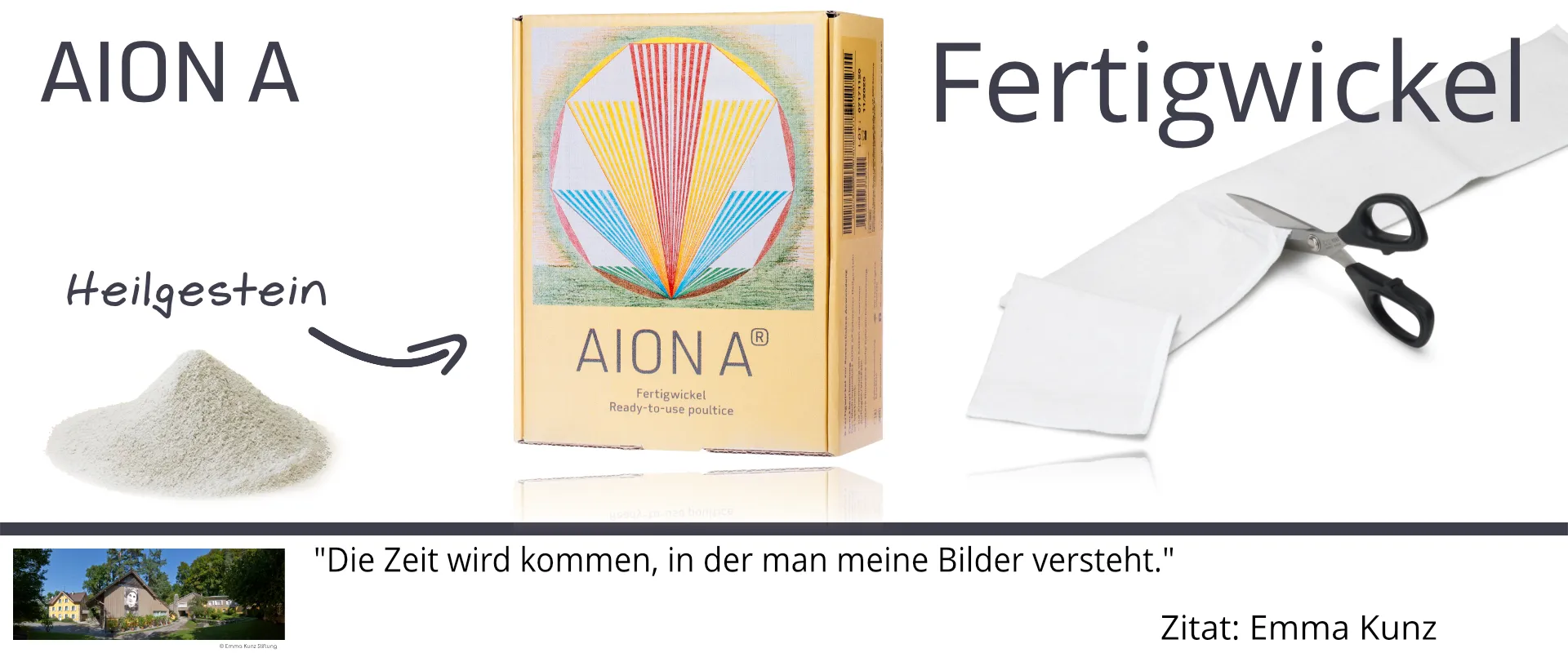 Aion A Schweizer Heilgestein Fertigwickel von Emma Kunz