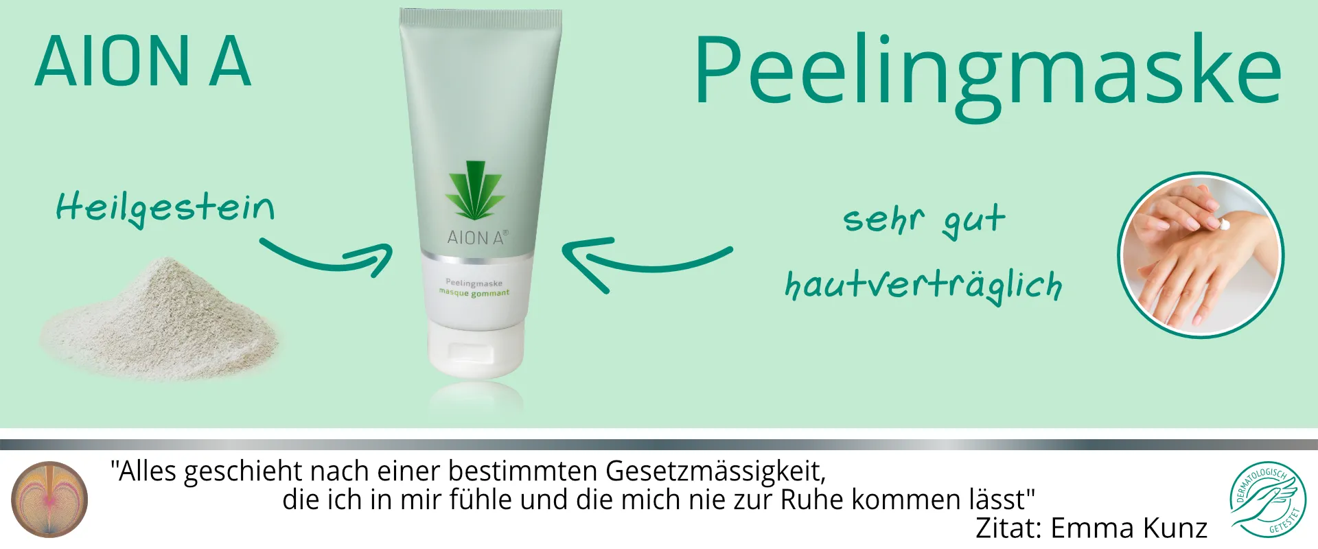 Aion A Peelingmaske von Emma Kunz